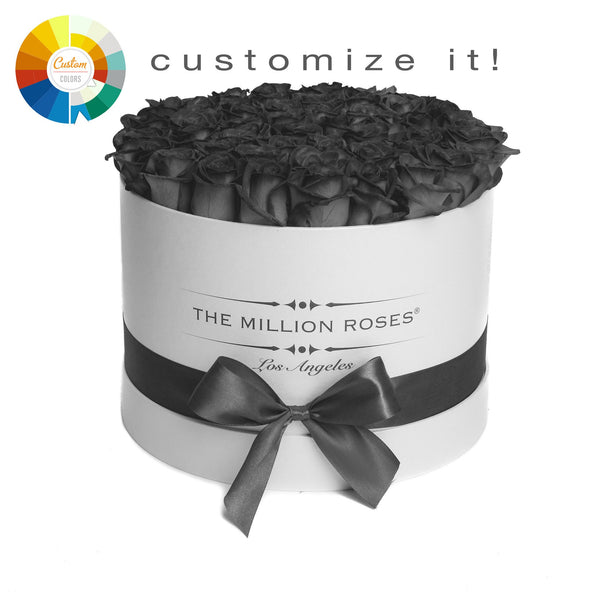 medium round box -  customize it! ETERNITY roses customized - the million roses