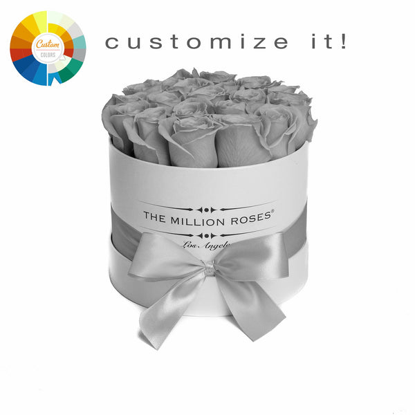 small round box -  customize it! ETERNITY customized - the million roses