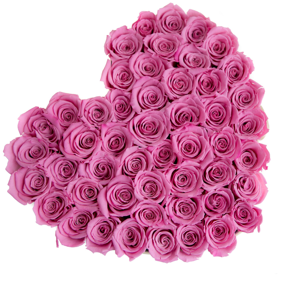 LOVE box - vanilla - pink-candy ETERNITY roses